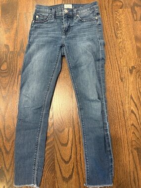 Hudson Jeans Women's Medium Blue Skinny Crop Jeans Size 26